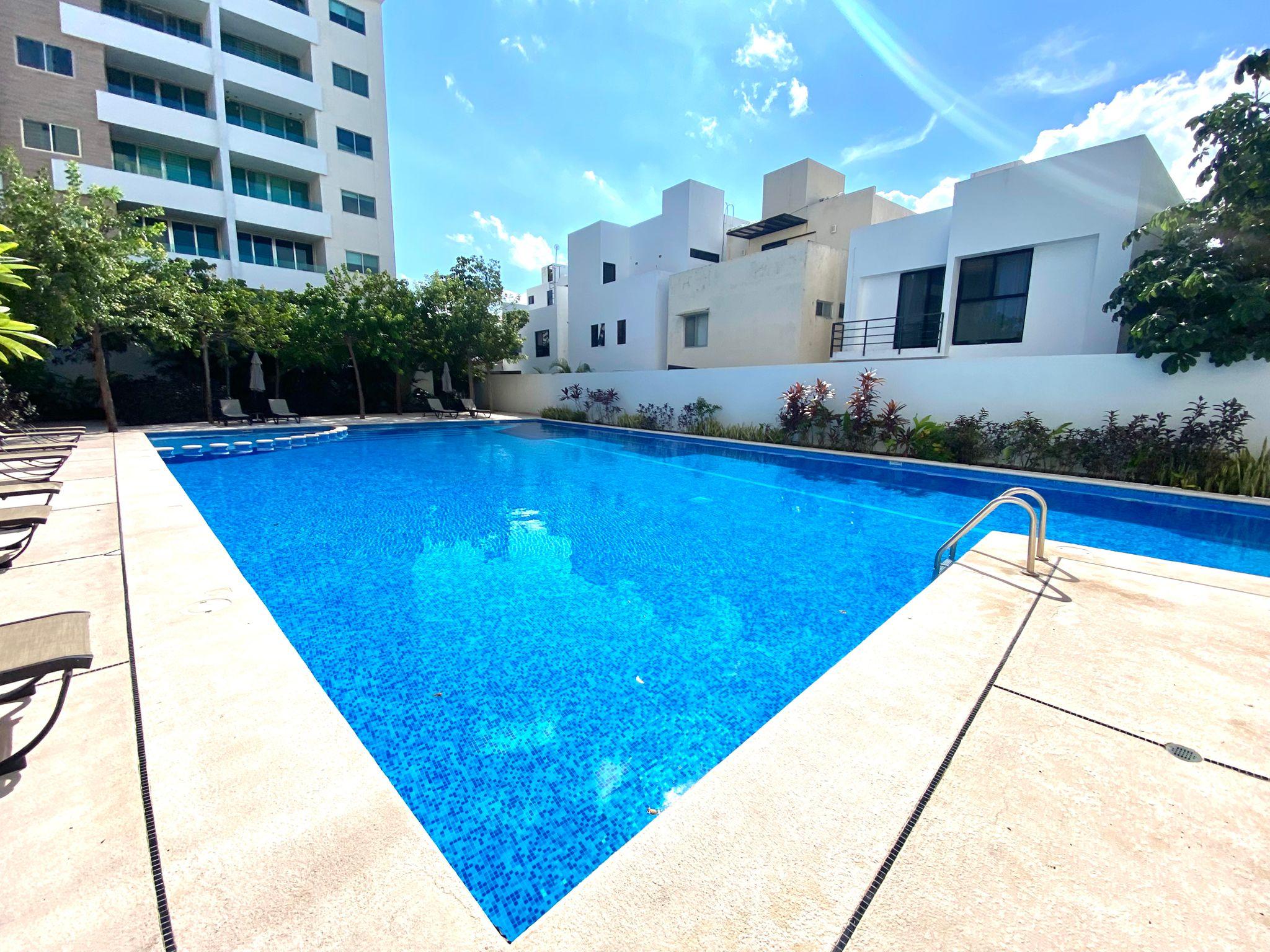 Departamento en Venta en H2O Aqua Residencial Cancún | 2 Recámaras con Terraza Privada