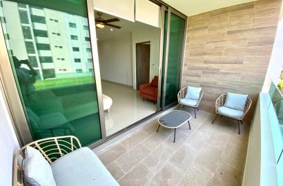 Departamento en Venta en H2O Aqua Residencial Cancún | 2 Recámaras con Terraza Privada