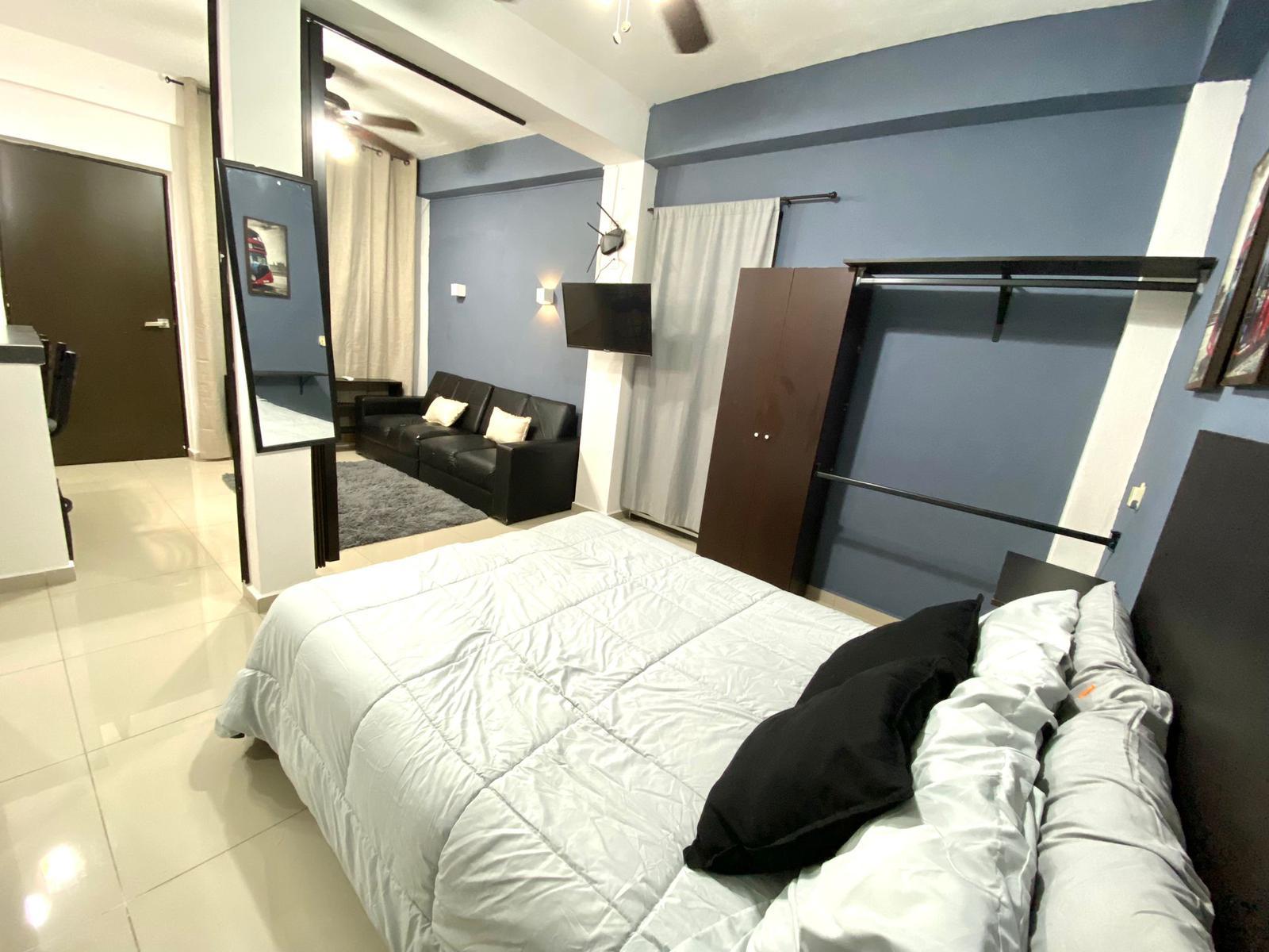 Condo Equipado en Renta en SM 503 Cancún – 1 Recámara con Albercas, Rooftop y Servicios Incluidos