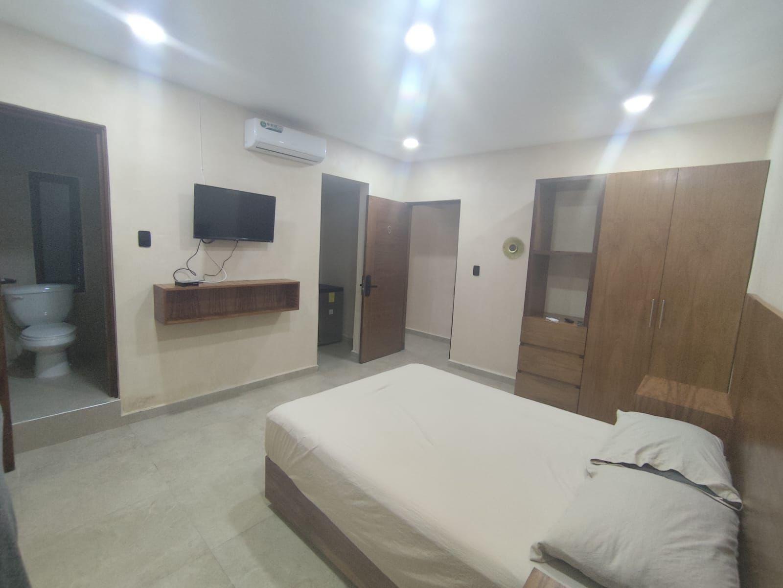 Estudio Amueblado en Renta en Planta Baja – Donceles, Cancún, Cerca de Av. Bonampak