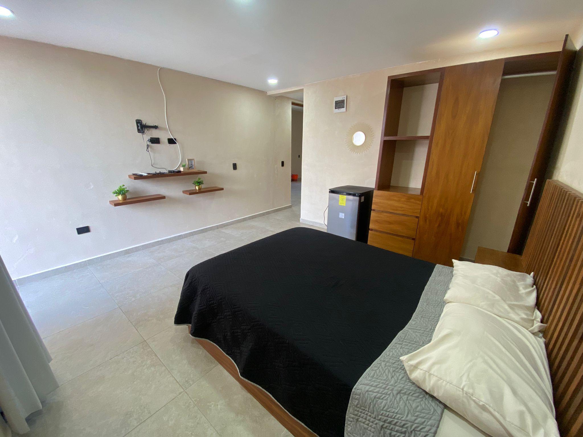 Estudio Amueblado en Renta en Donceles, Cancún – Terraza Privada y Alberca